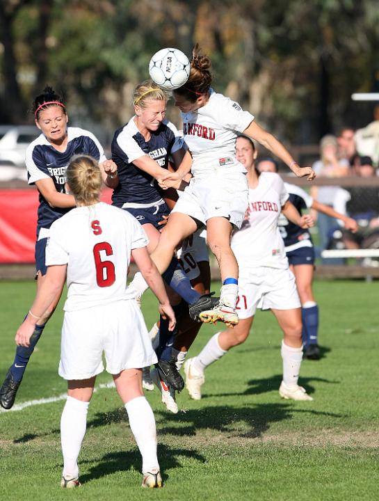 036NCAA BYU vs Stanford-.JPG - 2009 NCAA Women's Soccer Championships second round, Brigham Young University vs. Stanford. Stanford wins 2-0 and advances to the round of 16.